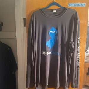 Amazon Logistics New Jersey Grey Long Sleeve Shirt 2XL